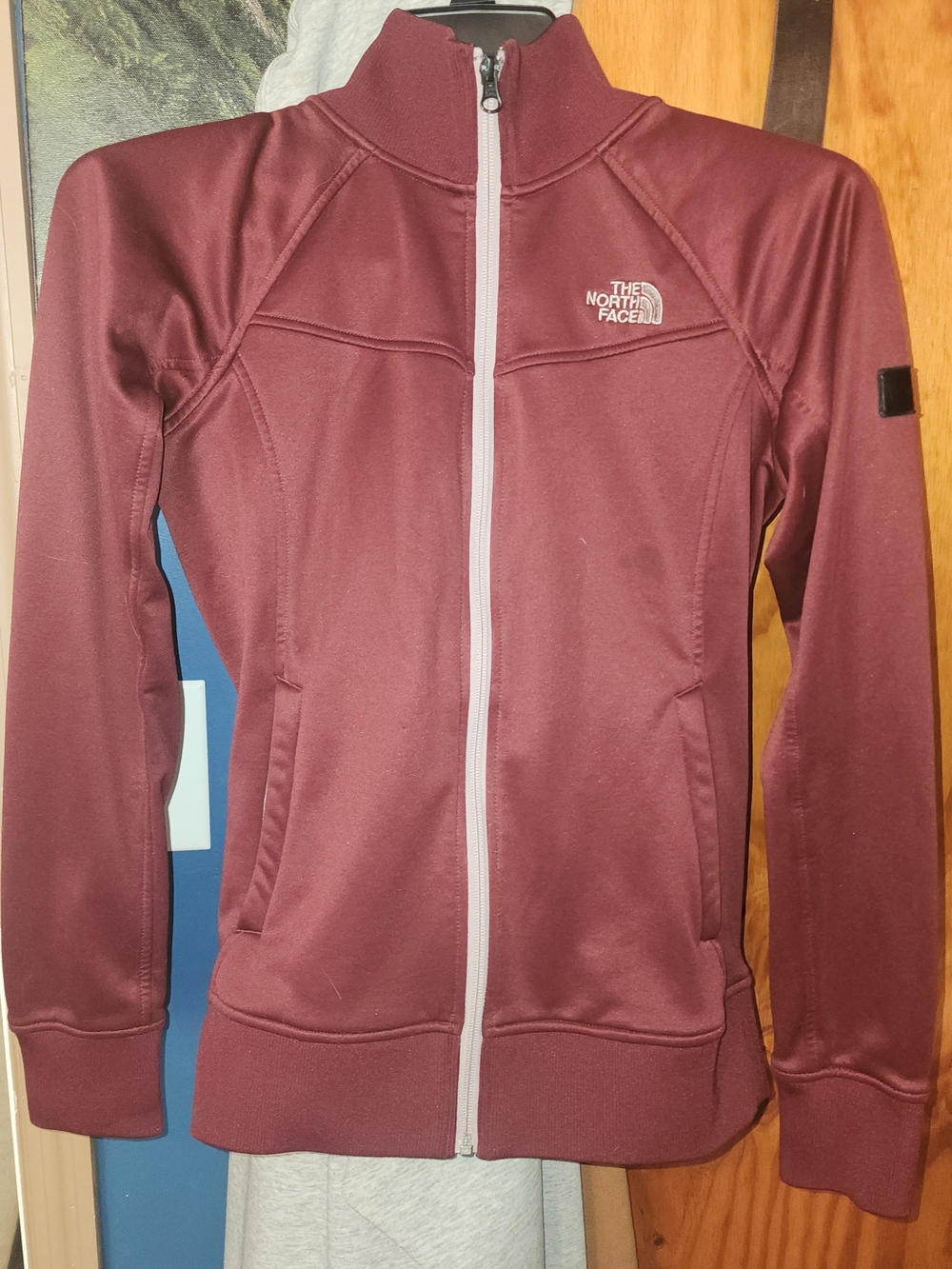The North Face Women's Maroon Full-Zip Jacket